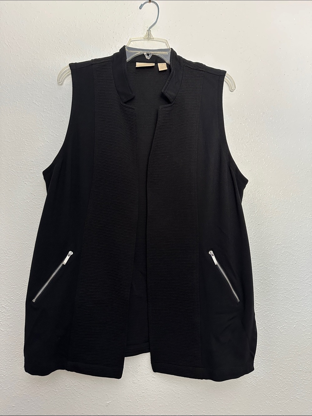 Chico’s Open Sleeveless Long Vest